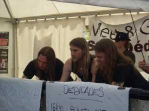 Sonata Arctica Hellfest 2008 (dédicaces)